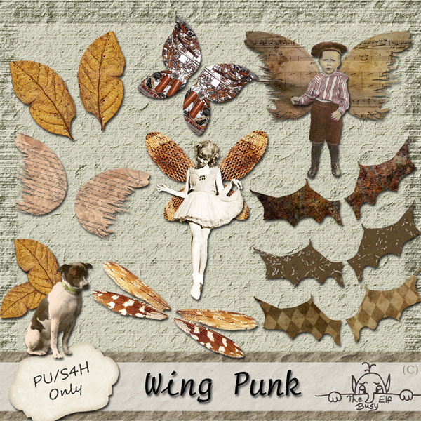 Wing Punk Elements by The Busy Elf - Click Image to Close