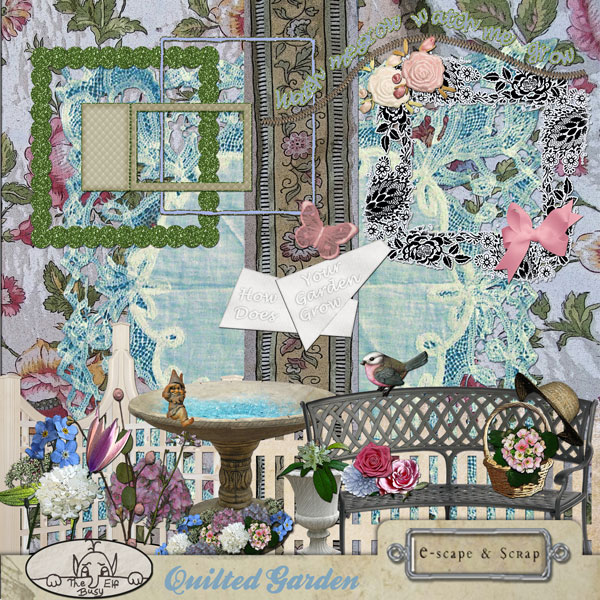 Quilted Garden by The Busy Elf - Click Image to Close