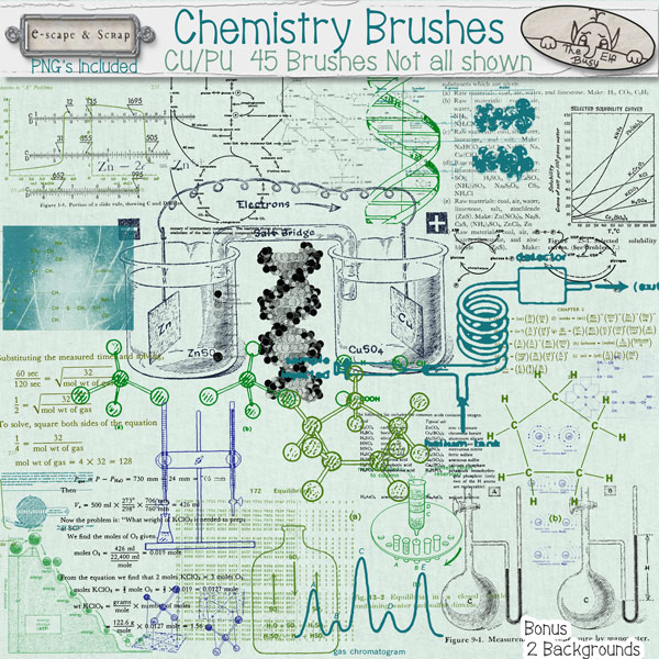 Chemistry Brushes CU-PU by The Busy Elf - Click Image to Close