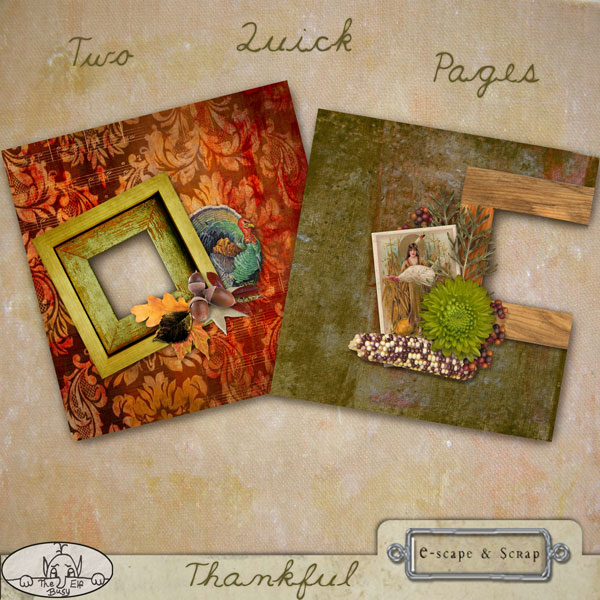 Thankful Quick Pages by The Busy Elf - Click Image to Close