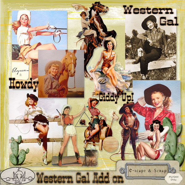 Western Gal Add-On by The Busy Elf - Click Image to Close